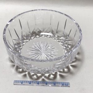 Waterford Lismore crystal bowl 10”